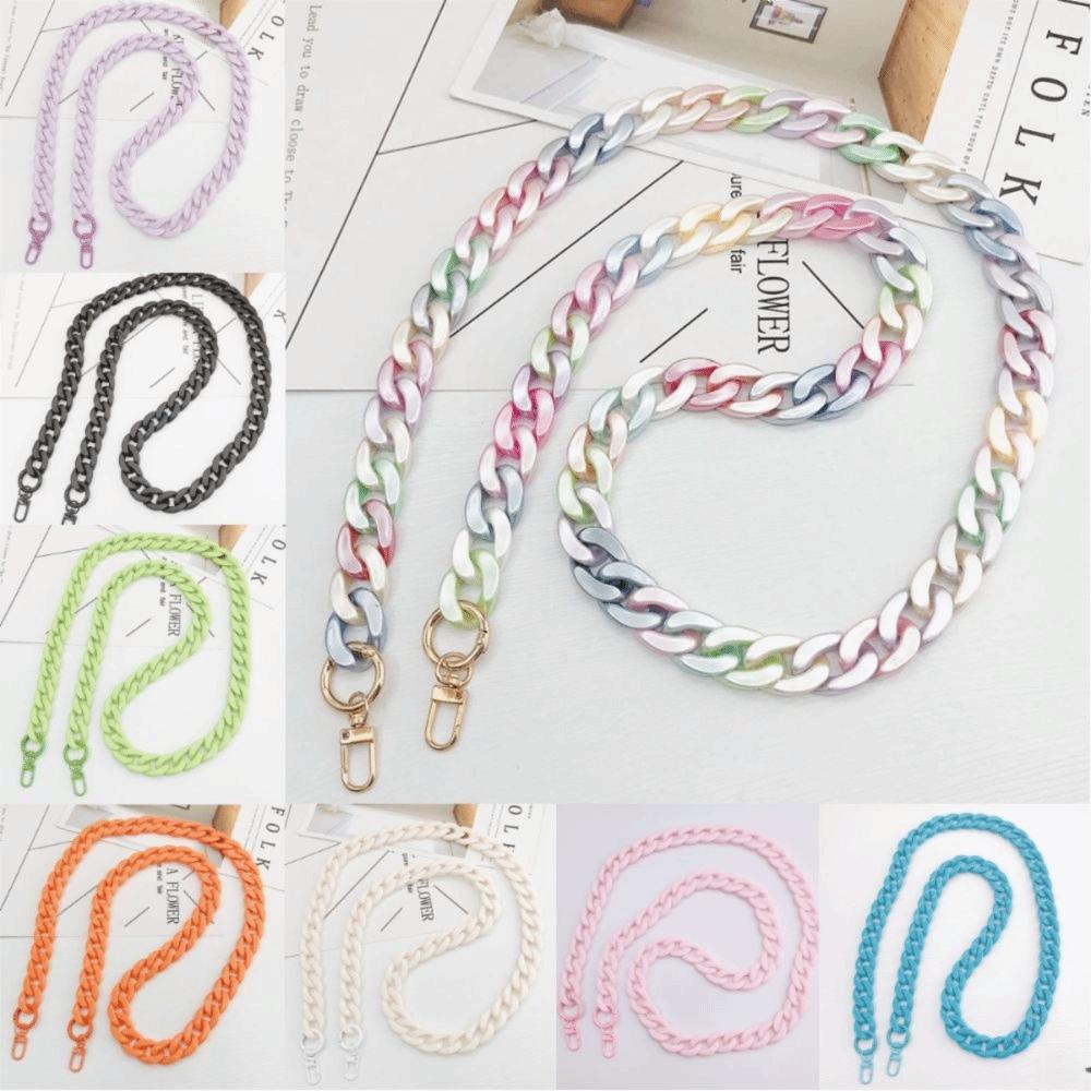 Anti-Slip Acrylic Phone Chain Vintage Crossbody Lanyard Retro Portable Phone Strap For Women