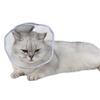 Delicate Transparent Recovery Collar Ensuring Comfort and Protections for Cats Dogs Postoperative Care & Injury Recovery