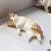 Милые Имитация Кошки Украшения для Холодильника Симуляция Смола Кошка Смоляные Аксессуары Спящая Кошка Поделка Ленивая Кошка Миниатюры Домашний Декор