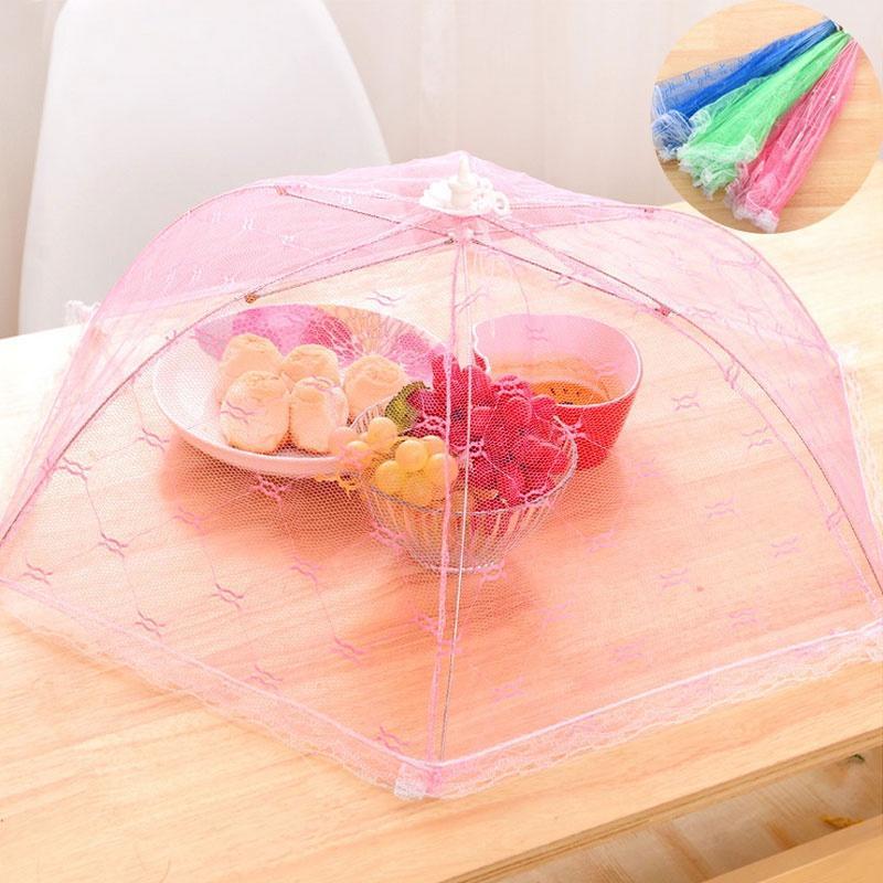 Umbrella Style Food Covers Anti Fly Mosquito Meal Cover Lace Table Home Using Food Cover