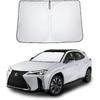 Proadsy 2024 Upgrade Front Windshield Sun Shade Foldable Sunshade Protector Custom Fit 2019-2024 Lexus UX Accessories