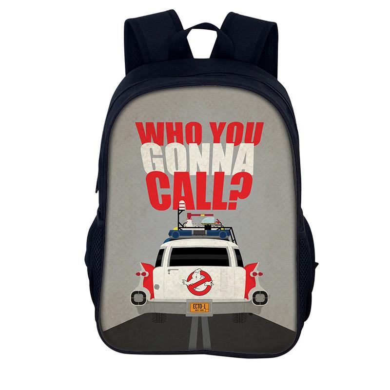 Ghostbusters Anime Backpack With 3d Printing And Nylon Fabric For Everyday Comfort