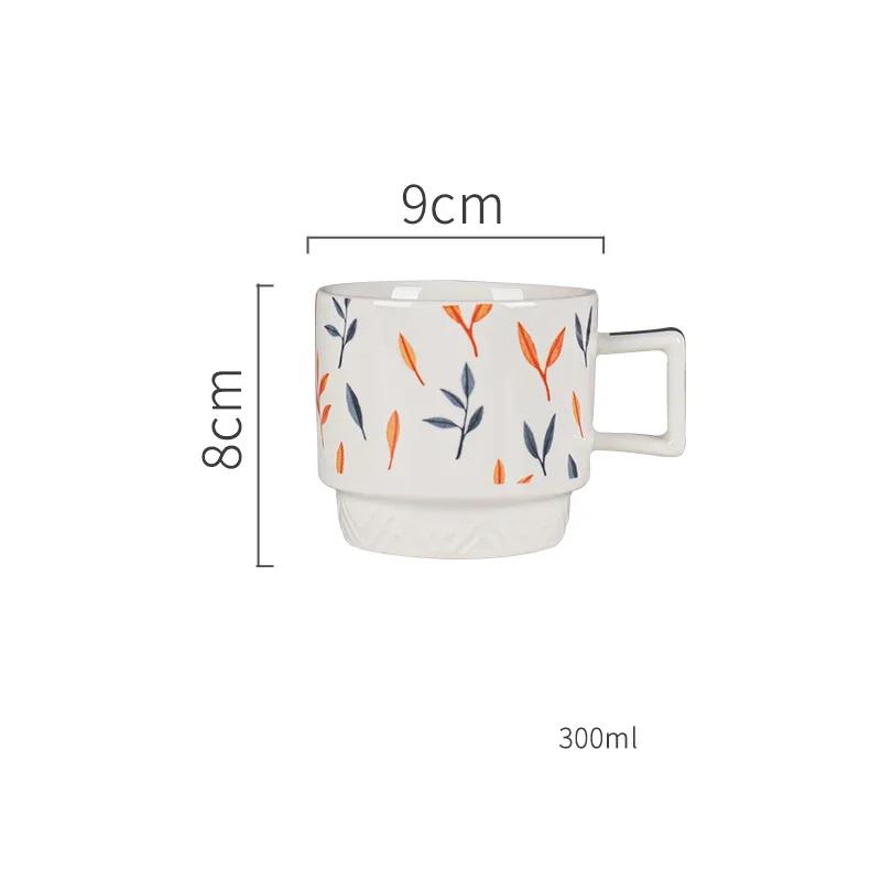 Ретро Маленькие Цветы Керамическая Тарелка Светильник Роскошный Отель Ресторан Стейк Паста Тарелки Изысканные Домашние Вкусные Блюда Супница