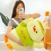 Kawaii Refueling Duck Plush Toys Soft Stuffed Animals Green Duck Plush Pillow Ornament Dolls For Girls' Christmas Birthday Gifts
