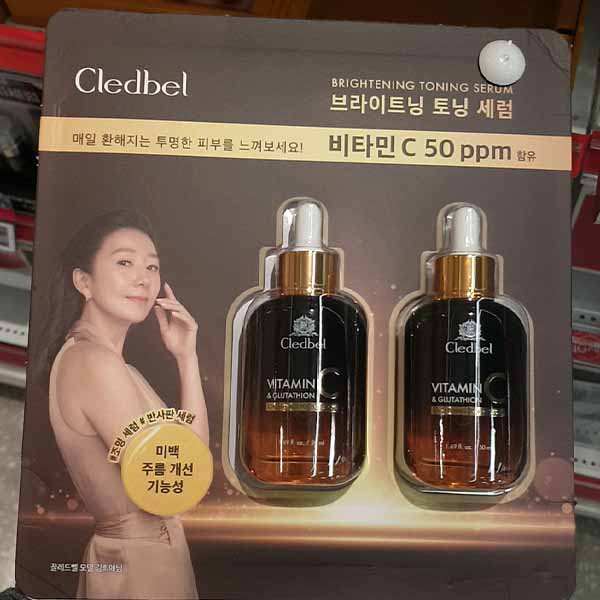 Осветляющая тонизирующая сыворотка CledeBel 50 мл x 2 шт.