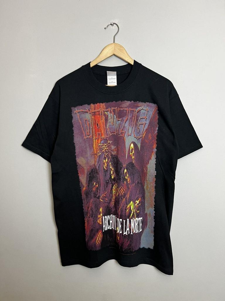 Rare Vintage 00s Danzig Logo Horror Punk Metal Band Tee Unisex T-Shirt