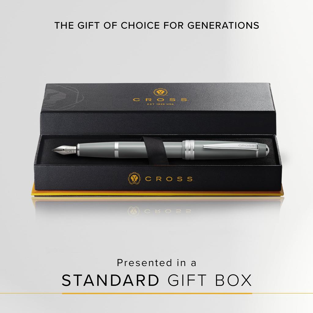 Перьевая ручка CROSS Cross Bailey светло-серого цвета M NAT0746-3MS