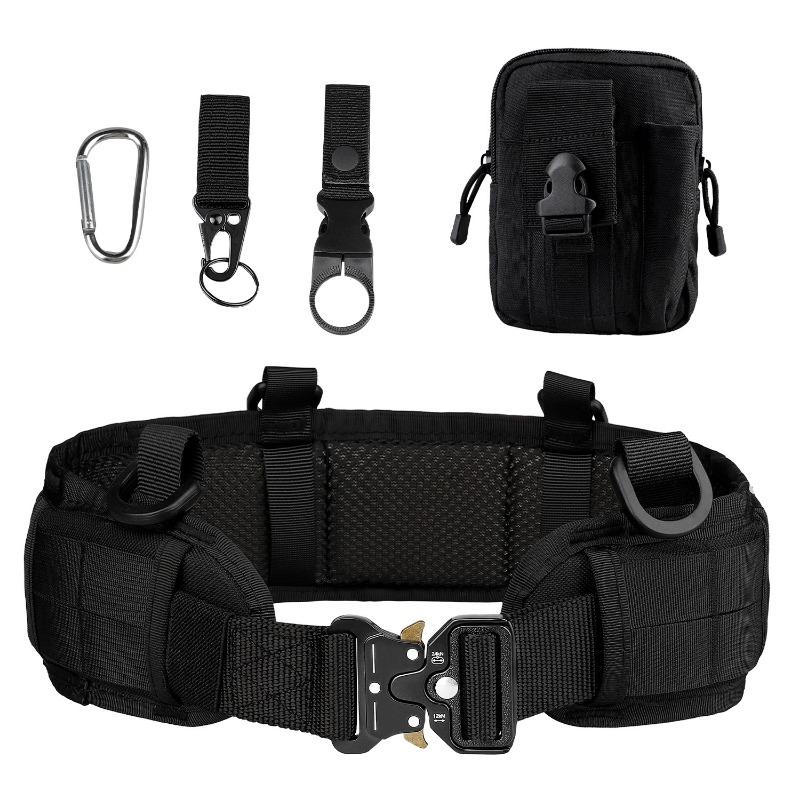 Outdoor Waist Belt Multi-Functional Quick Release Waist Seal Buckle Nylon Waistband