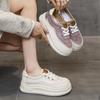 Fashion 2025 New Style Women's Vulcanize Shoes with Increased Height and Thick Bottom for Casual Sports with Single Shoes