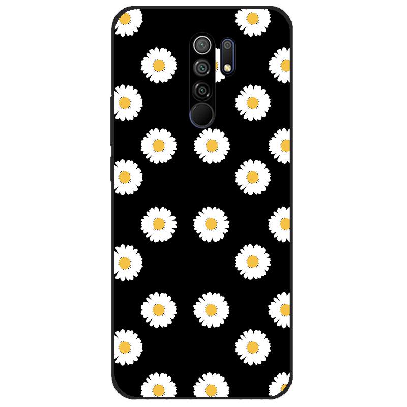 Cover For Xiaomi Redmi 9 Case Cat Flower Animal Cover Silicone Case For Redmi 9 redmi9 Cover Bumper Shockproof Phone Case Coque