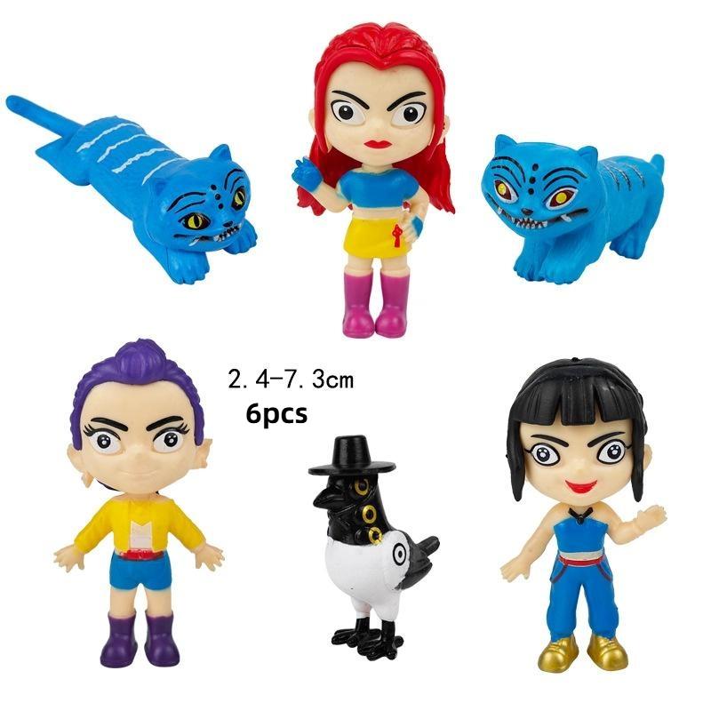 5/6/12 шт. Аниме K-pop Истребители демонов Фигурка Модель Игрушка Мультяшные Игровые Периферийные Устройства Украшение Стола Коллекционные Фигурки Модель Игрушка Подарок