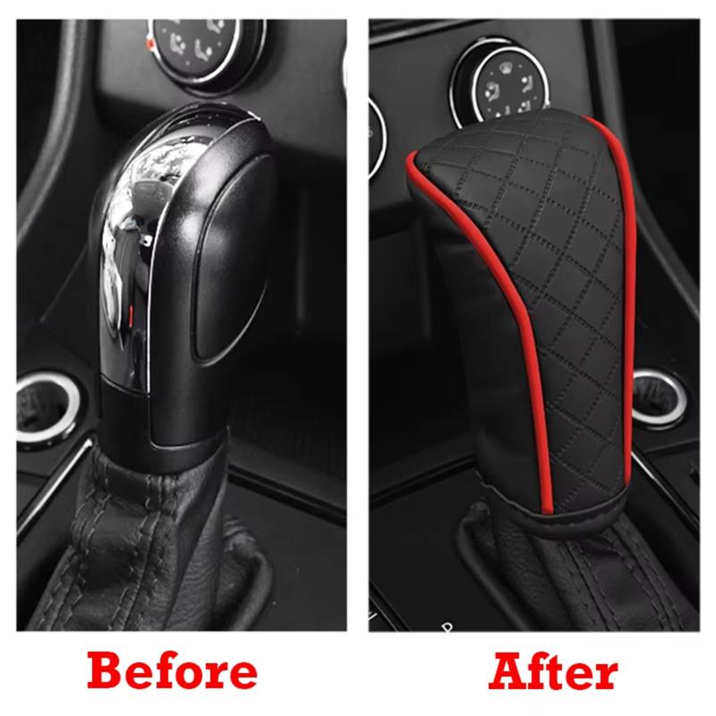 Креативный кожаный чехол для рычага переключения передач автомобиля, универсальная ручка переключения передач, защитный чехол, аксессуары для интерьера