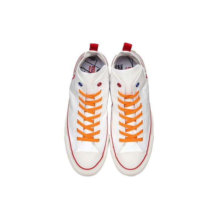 Converse NASA X Chuck Taylor All Star 100 High Top Canvas Sneakers Unisex Sneakers White Orange Red 31303591