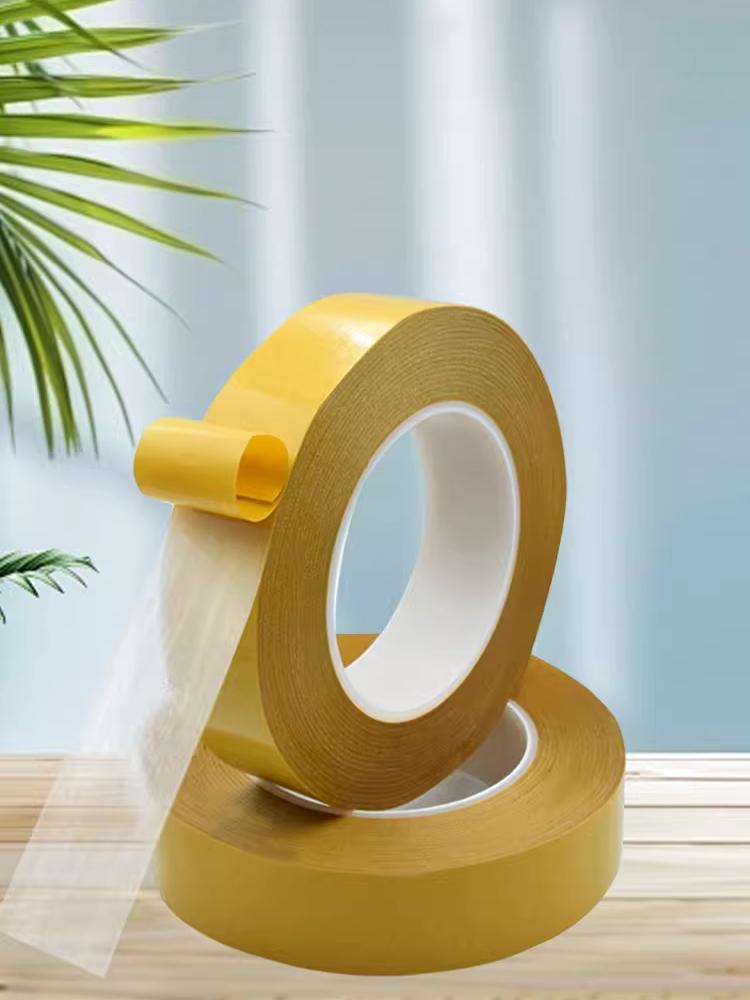 Ультратонкая и прочная двухсторонняя клейкая лента, бесшовная и термостойкая прозрачная ПЭТ двухсторонняя лента