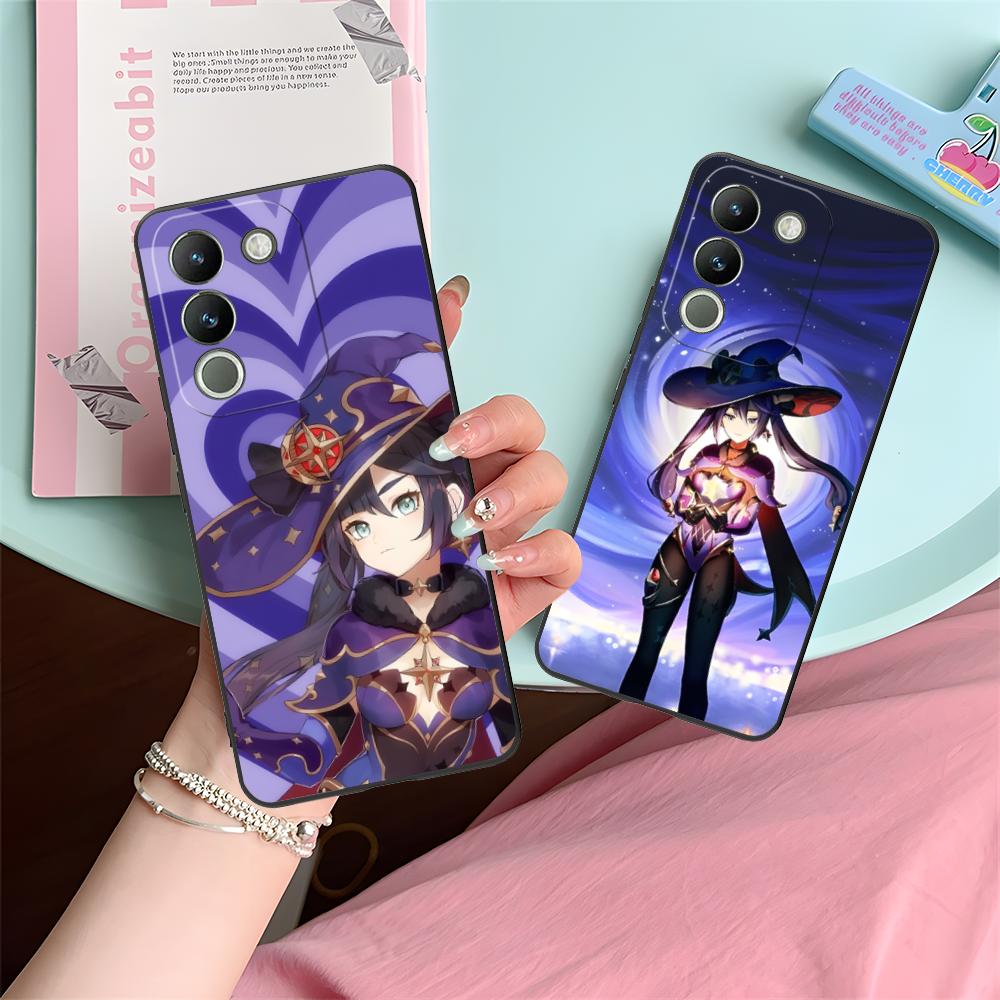Игровой чехол GI Mona Матовый ТПУ для мобильного телефона VIVO Y77 76 75 74 73 72 58 56 55 51 50 38 36 Y19 Y18 Y03 Y01 5G Цветная крышка