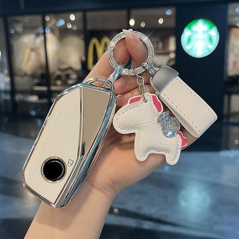 New TPU Car Key Case Cover Shell Fob For BMW 7 I7 X7 X1 G07 LCI iX I20 U11 Series G70 G09 XM U06 G81 M3 2023 Protector Keyless