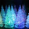 LED Crystal Mini Christmas Tree Night Light Lamp Color Changing Christmas Night Lamp Home Decor