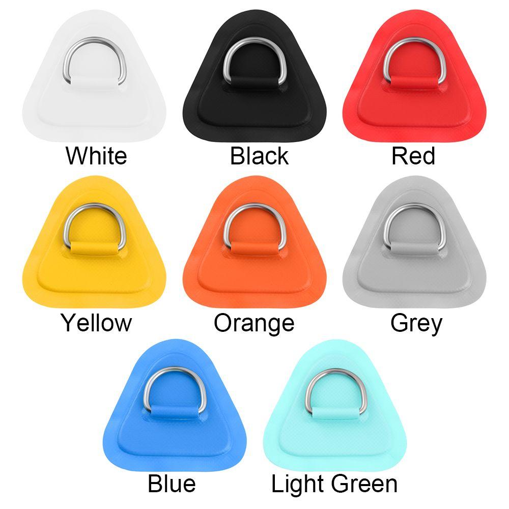 PVC Pad Triangle D Ring Pad/Patch Raft Dinghy Inflatable Boat Patch Kayak Surfboard SUP Tie Down