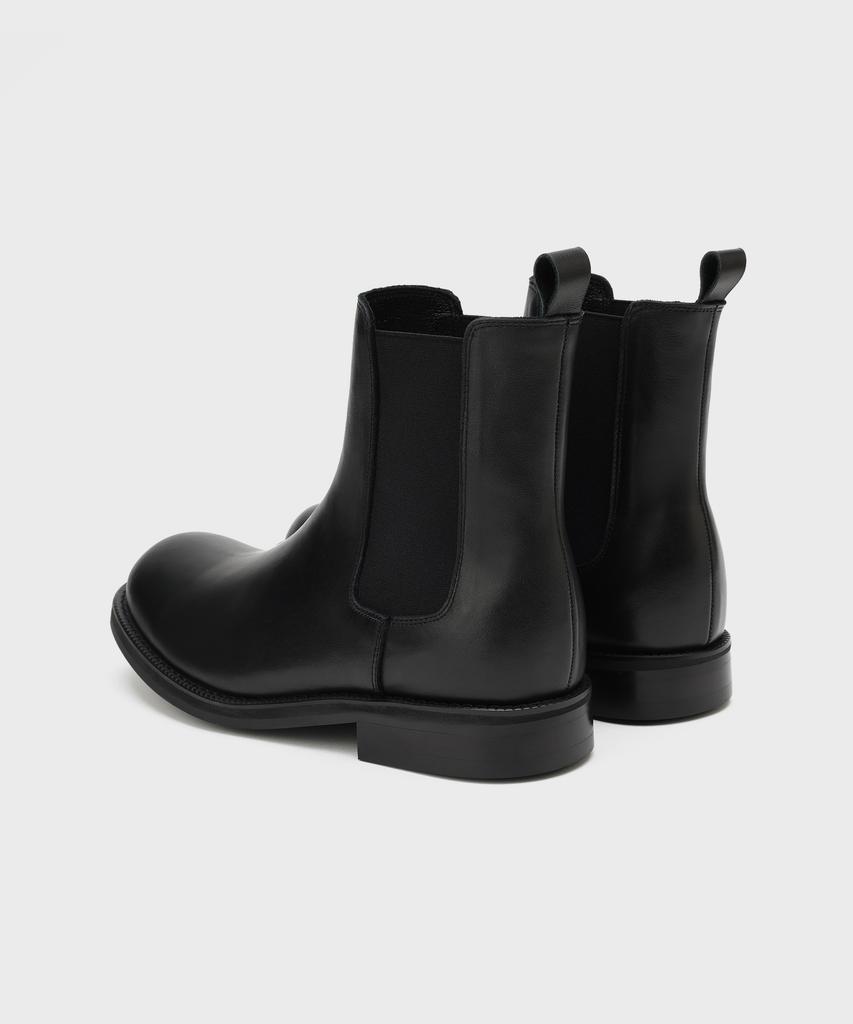 Firenze Atelier [Vibram] All Day Round Toe Chelsea Boots 2600 [Kip Black]