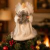 White Feather Wings Christmas Tree Topper 3D Christmas Tree Top Star  Desktop