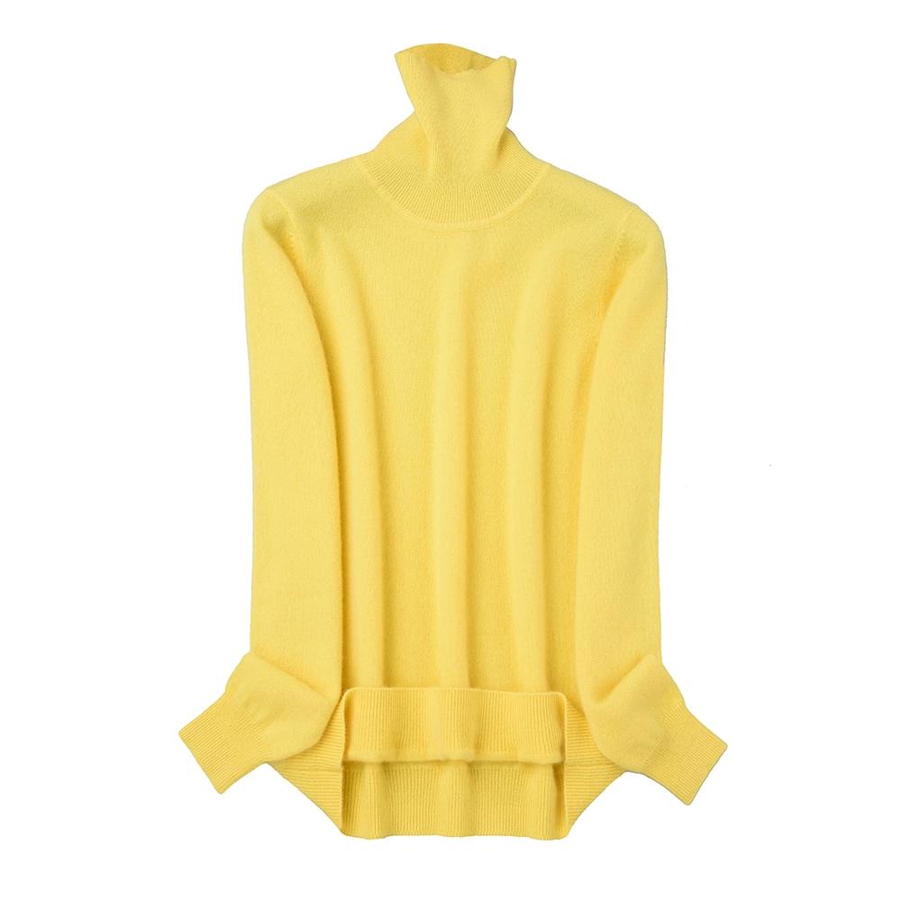 Womens 100% Cashmere Turtleneck Pullover Sweater