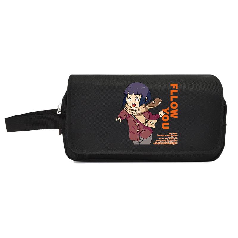 Naruto Edition Japanese-Style Pencil Case for Students, Large Capacity, Anime Design
