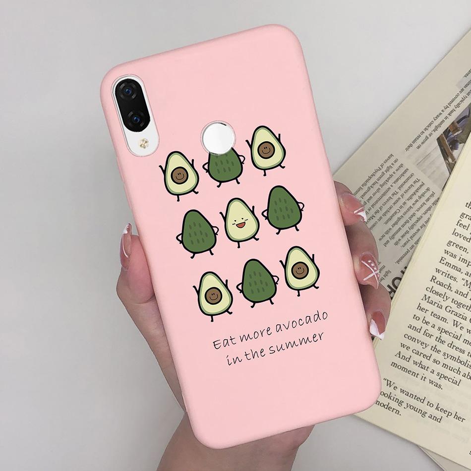 Для Huawei Nova 3i Nova4 Чехол Ударопрочный Матовый Милый Мультяшный Мягкий Силиконовый Задняя Крышка Телефона Для Huawei P Smart Plus Nova 3i Coque