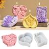 DIY Mother With Baby Statue Silicone Mold Hands Heart Silicone Mold Hand Hold Feet Candle Mould