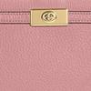 Coach 20 Solid Color Gold Letter Lock Buckle Pebble Grain Leather Handheld Crossbody Shoulder Bag Women bags Pink C8320-IMOUS