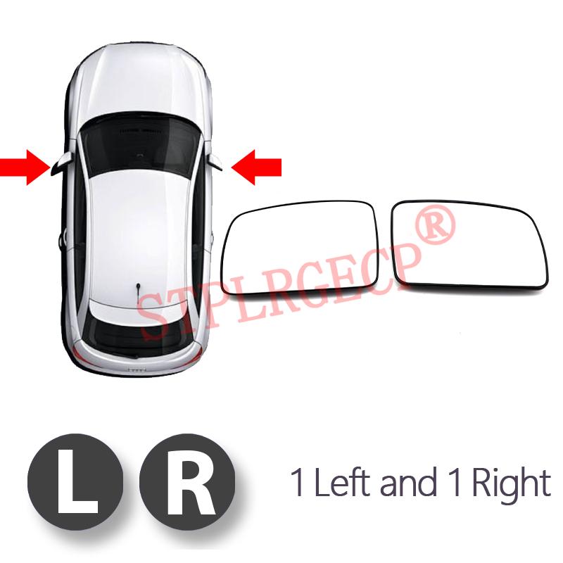 Passenger Driver Side Left or Right Door Side Heated Wing Mirror Glass Lens for Land Rover Discovery 3 04-09 Freelander 2 06-10