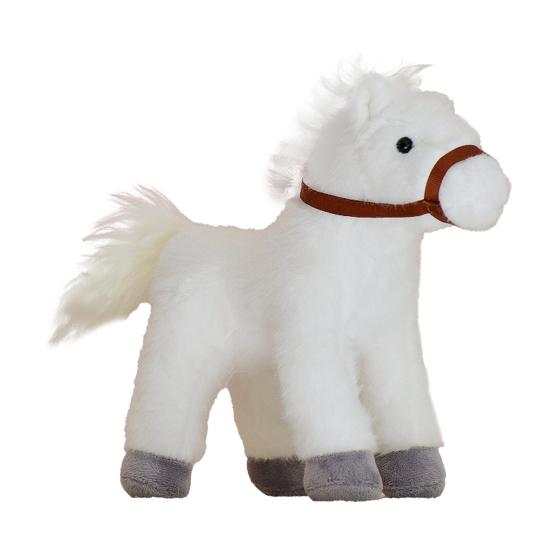 Мягкая плюшевая игрушка-пони для детей, мягкая набивная игрушка для сна и обнимания, реалистичная пятнистая кукла-лошадь, подарок для детей и малышей