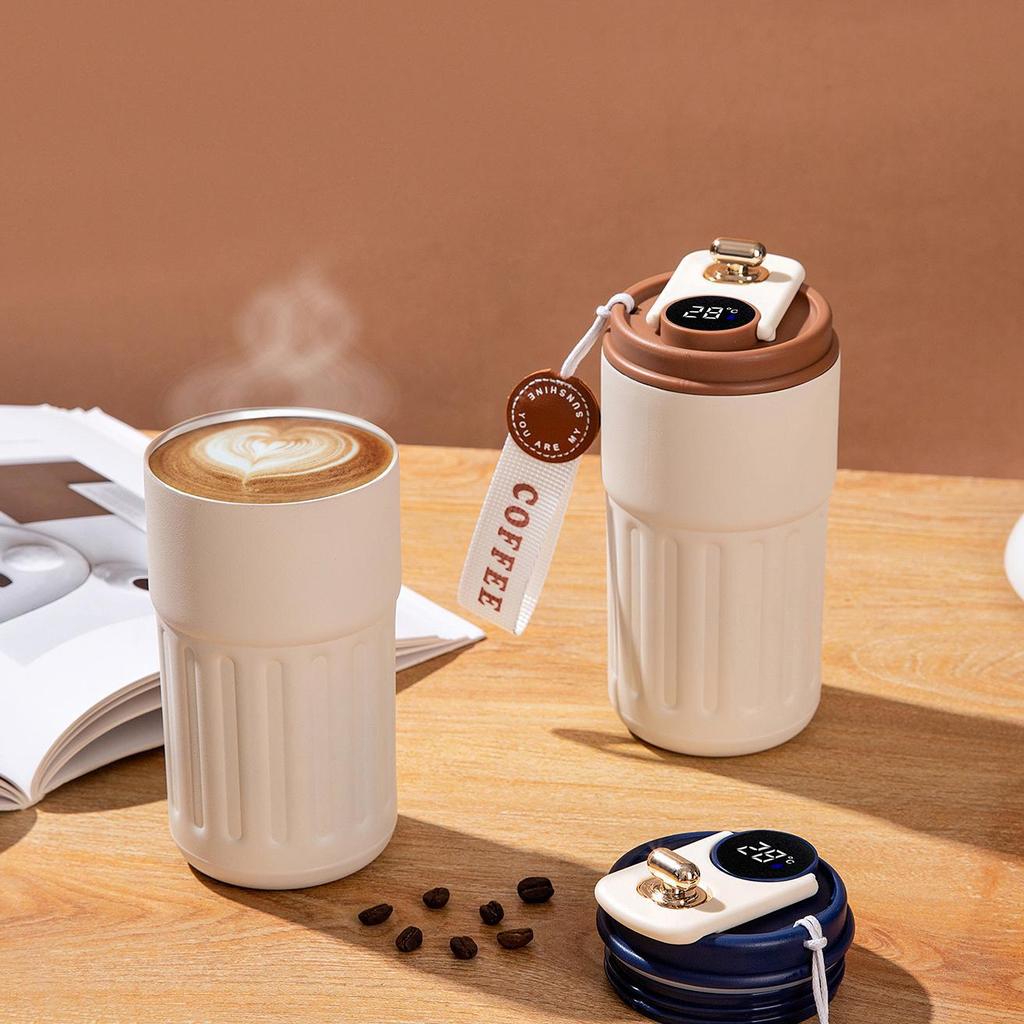 "Smart Temperature Classic Coffee Cup: Portable & Stylish 316 Stainless Steel Event Gift"