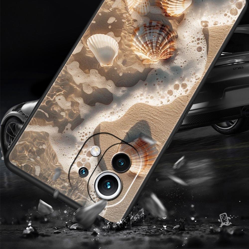 Чехол для телефона для Xiaomi Mi 15 14 13 12 11 Lite 14T 13T 12T 11T Pro Poco X7 X6 X5 X3 Pro F6 F5 F4 Обложка Морской Пейзаж Волна Пляж