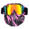 Cycling Motorcycle Protective Full Face UV Detachable Face Impact Protective Eyewear for and Skiing Glasses, Goggles, Sunglasses, Goggles, Protection,