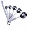 Stackable Stainless Steel Measuring Spoons Cup Set Multi-Use for Coffee Powder/Spice Practical Baking Measure Scoop Kitchen Tool