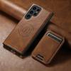 Чехол из ПУ кожи для Samsung Galaxy S23 S22 Plus Note 20 Ultra, 2-в-1, съемная магнитная сумка для карт, функция подставки, крышка