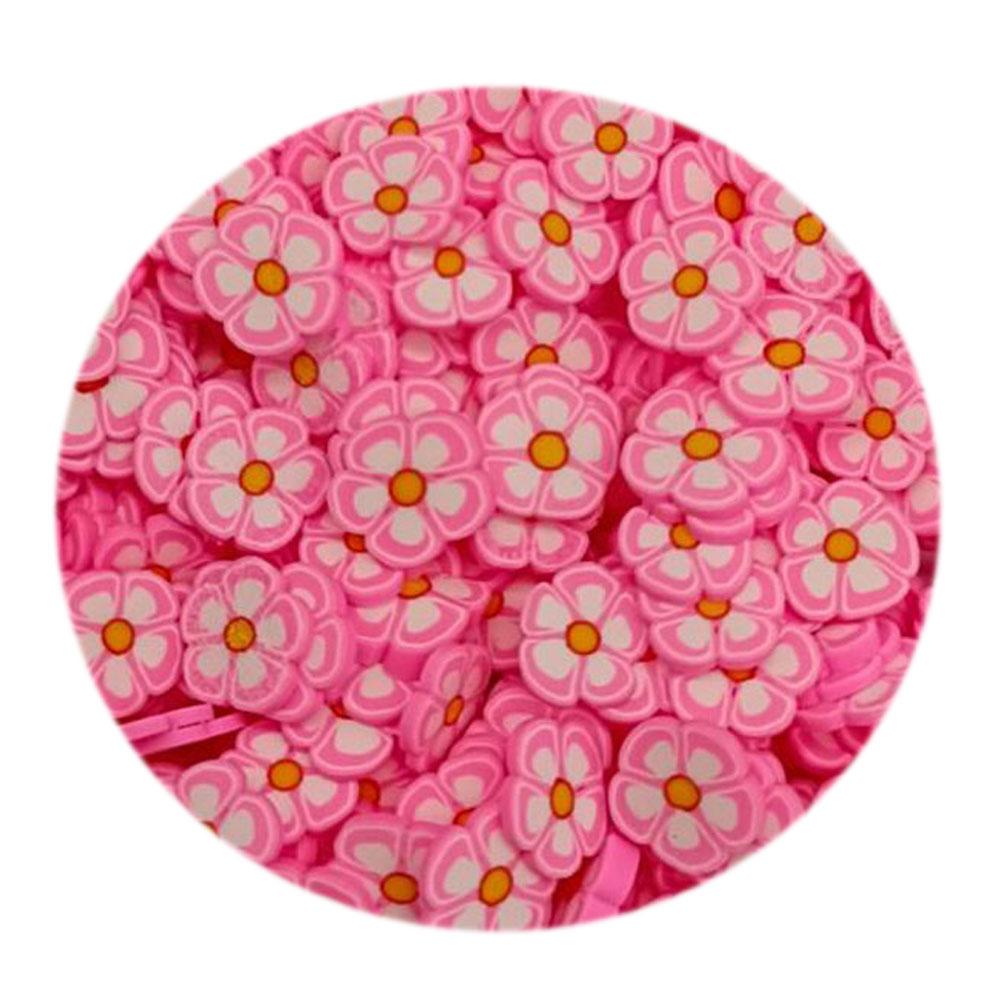 Mix Design Daisy Flower Polymer Clay Colorful Sprinkles for DIY Crafts Tiny Cute 5mm Plastic Klei Mud Particles