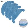 Тряпка для влажной уборки Pad Mopping Pad V80 Моющаяся чистящая салфетка Для DEXP Для ILife LF-800 Многоразовая Сильное водопоглощение 4 шт./комплект
