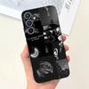 Soft Silicone Cases For Samsung Galaxy A54 5G A53 5G Case Samsung a23 4G 5G A12 A125F Bumper Shell Black Cat Stylish Coques Etui