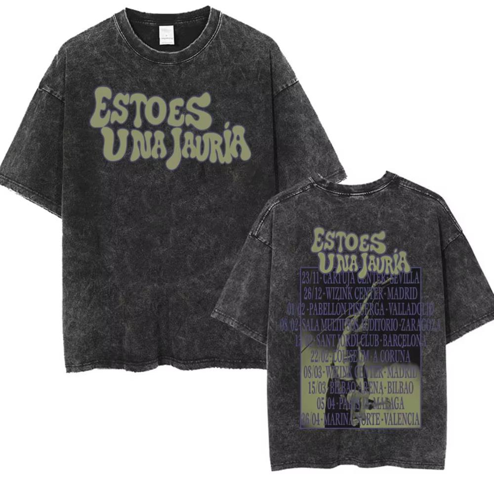 Dani Fernandez Harajuku Album Tour Vintage Washed YK Tshirts Men Women Tshirt Aesthetic Casual Cozy Oversized Tops Streetwear