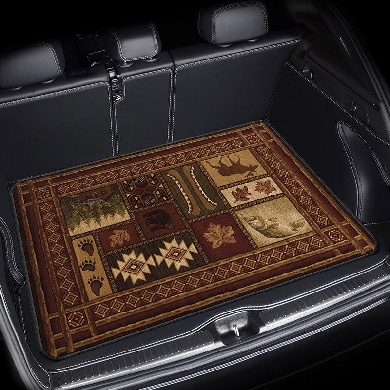Автомобильный сверхпрочный коврик в багажник, пыленепроницаемый, водонепроницаемый, пылеотталкивающий, легко моющийся, прочный, нескользящий протектор заднего сиденья, пылезащитный чехол