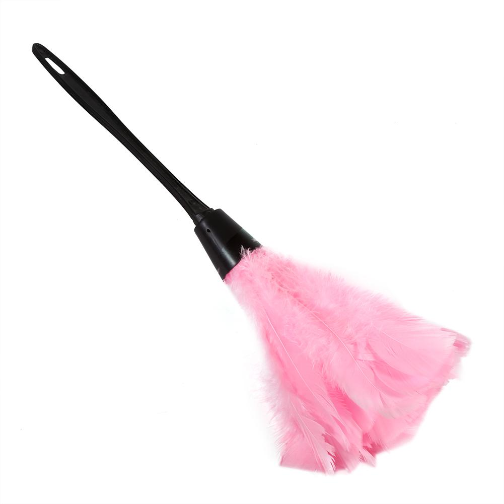 Soft Turkey   Duster Brush With Black Handle Home Furniture Car Cleaning Tools (Black)