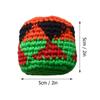 1/3/6/12Pcs Multicolored Foot Bag Crochet Balls Geometric Pattern Crochet Kick Sack  Outdoor Toy