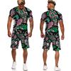 New Fashion Hawaiian Style 3D Print Tees/Shorts/Sets Casual Holiday Couple Outfits Summer Short Sleeve T-Shirt Beach Shorts Suit