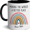 New Rainbow Birthday Gift Ceramic Coffee Mark Mug 40 Years 50 Years 60 Birthday