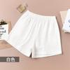 Spring and Summer New Cotton and Linen Shorts Women's Outer Wear Thin A- Shown Wide Leg High Waist Slimming Plus Size Loose Casual Shorts for Women