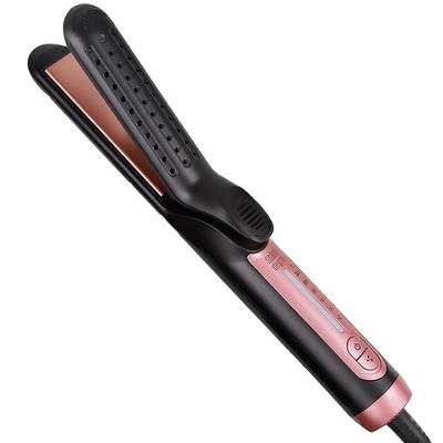 Салонный утюжок для волос Pro Hair Iron, Для завивки/выпрямления, 2-в-1, Укладывает волосы с помощью воздуха, Без повреждений, Ненагревающийся утюжок, Термостойкий, Международная совместимость