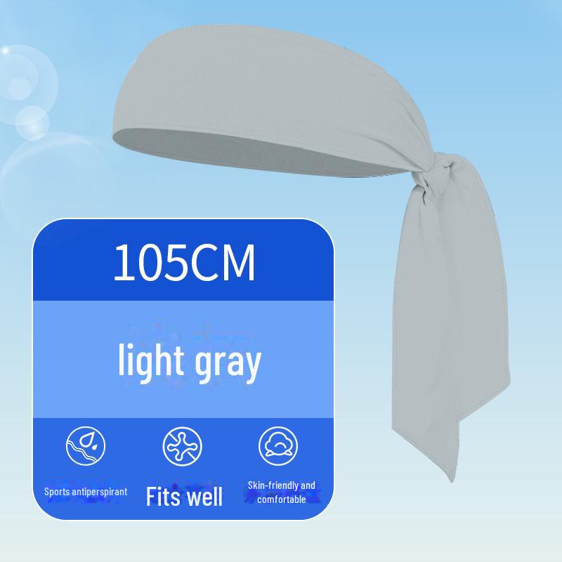 Летняя быстросохнущая теннисная повязка на голову Ice Silk и регулируемый пояс для защиты от пота для велоспорта и спорта