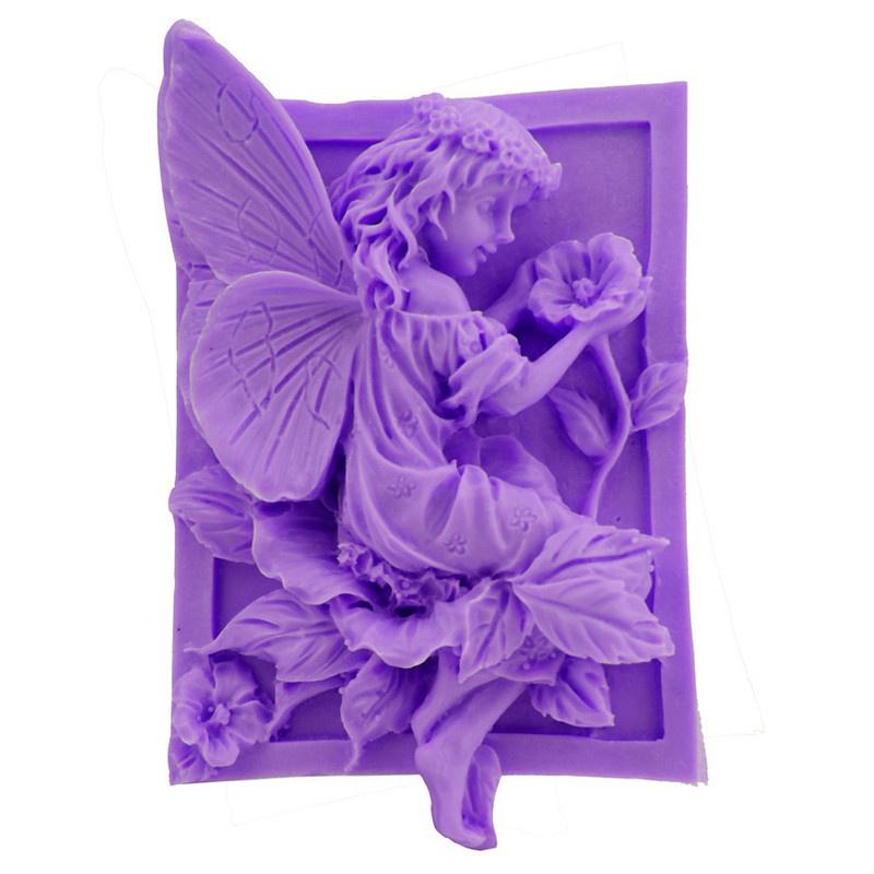 DIY Baking Tools Angel Flower Fairy Fondant Cake Mold Cake Decoration Mold Fondant Cake Tools