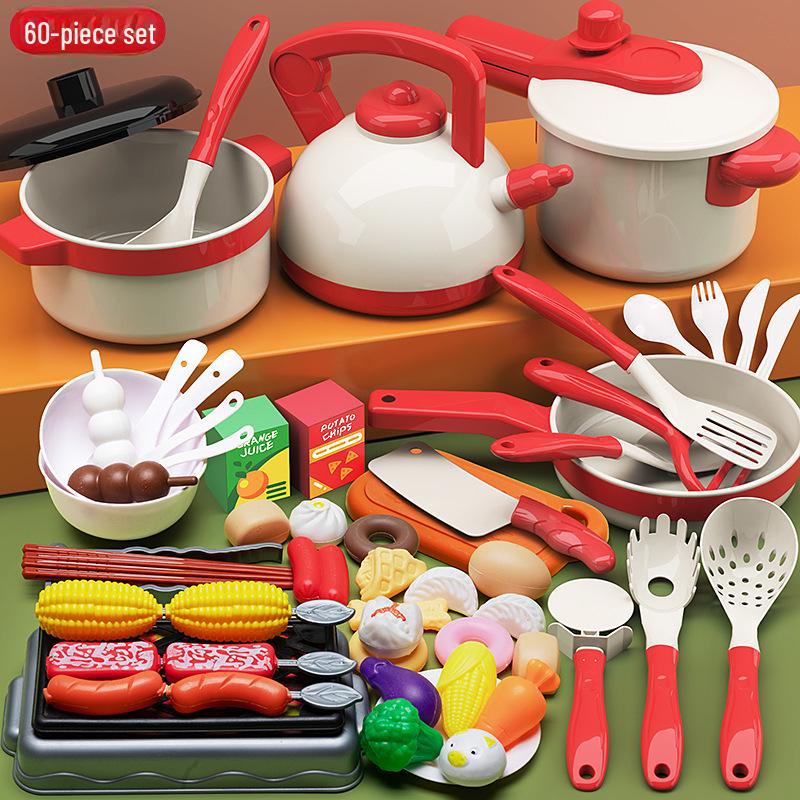 Трансграничный детский игровой домик кухонный гарнитур: Qie Qie Le Игрушка для резки фруктов и овощей для девочек